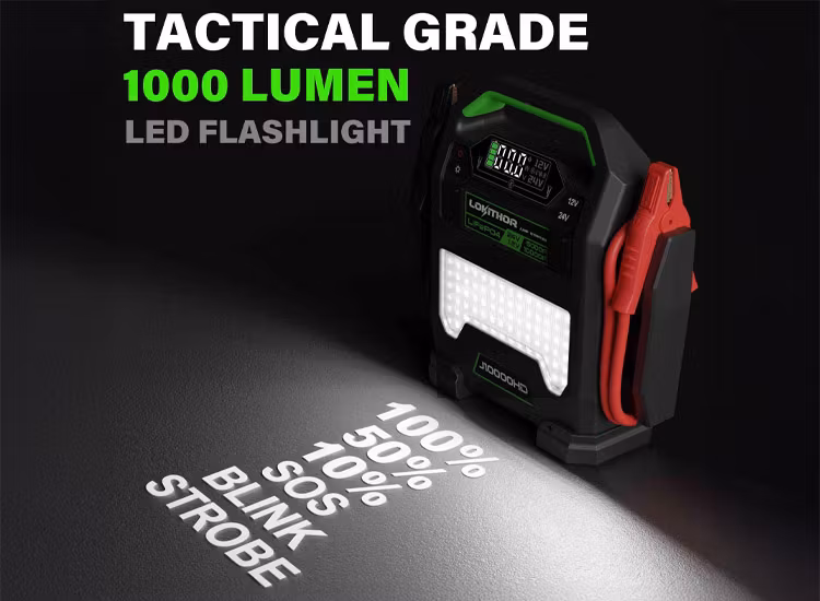 Lokithor J10000HD proffs starthjälp 12V 10000A & 24V 5000A