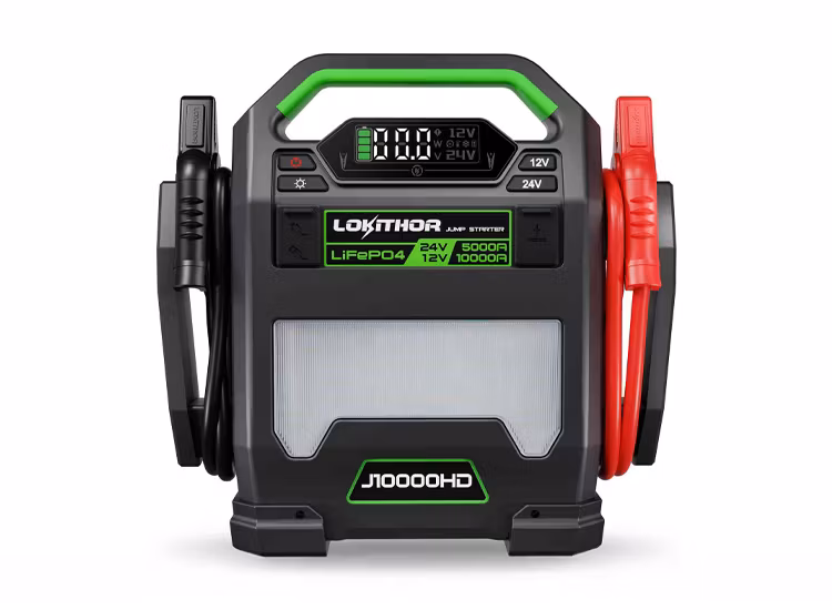 Lokithor J10000HD proffs starthjälp 12V 10000A & 24V 5000A