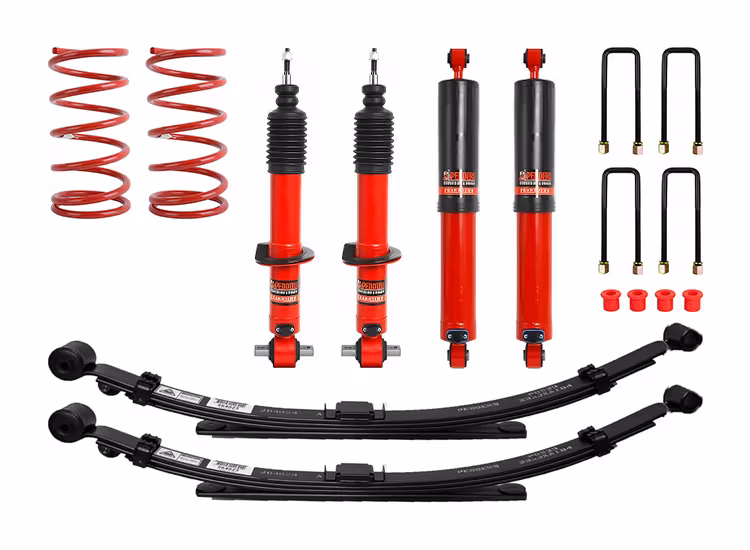 Pedders ställbara foamcell sänkningssats 40mm Ford Ranger / VW Amarok 2023+