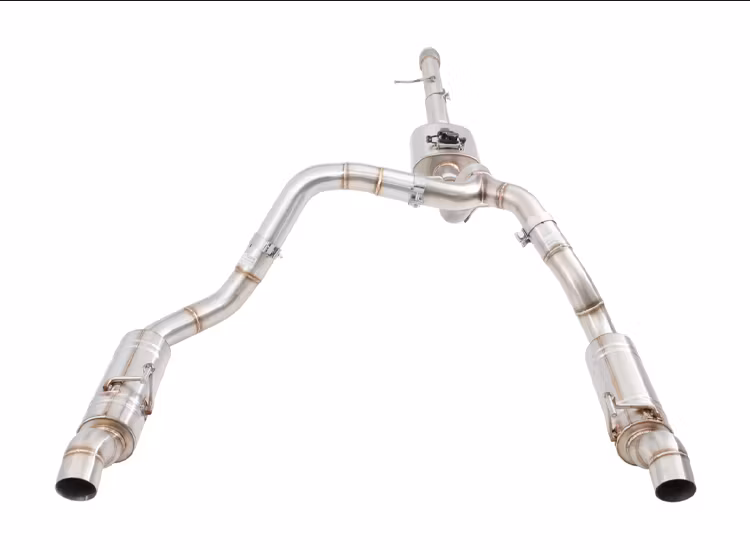 XFORCE 3.5 tum till dubbla 3 tum Varex Cat-Back System Chevrolet Silverado 2019+