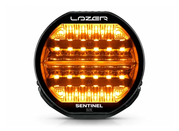 Lazer Sentinel Elite Gen2 9 tum svart – orange positionsljus
