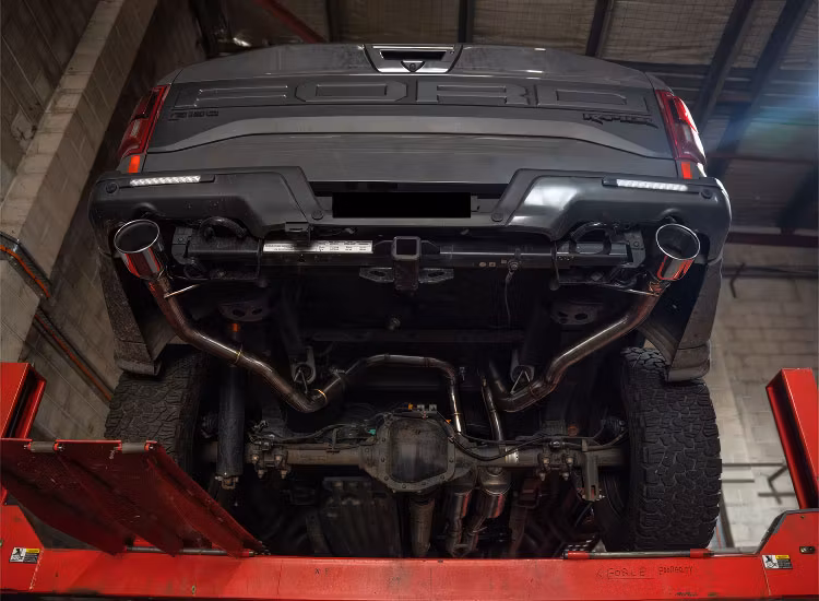 XFORCE dubbla 3 tum Varex Cat-Back System Ford F-150 Raptor 2017+