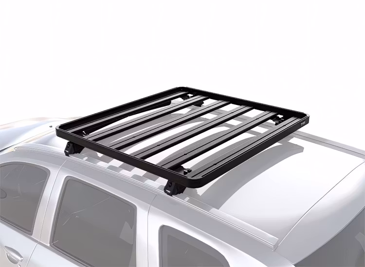 Front Runner takplattform Slimline II Grab-on fästen / Flush rails 1255mm x 1156mm inkl. vindavvisare