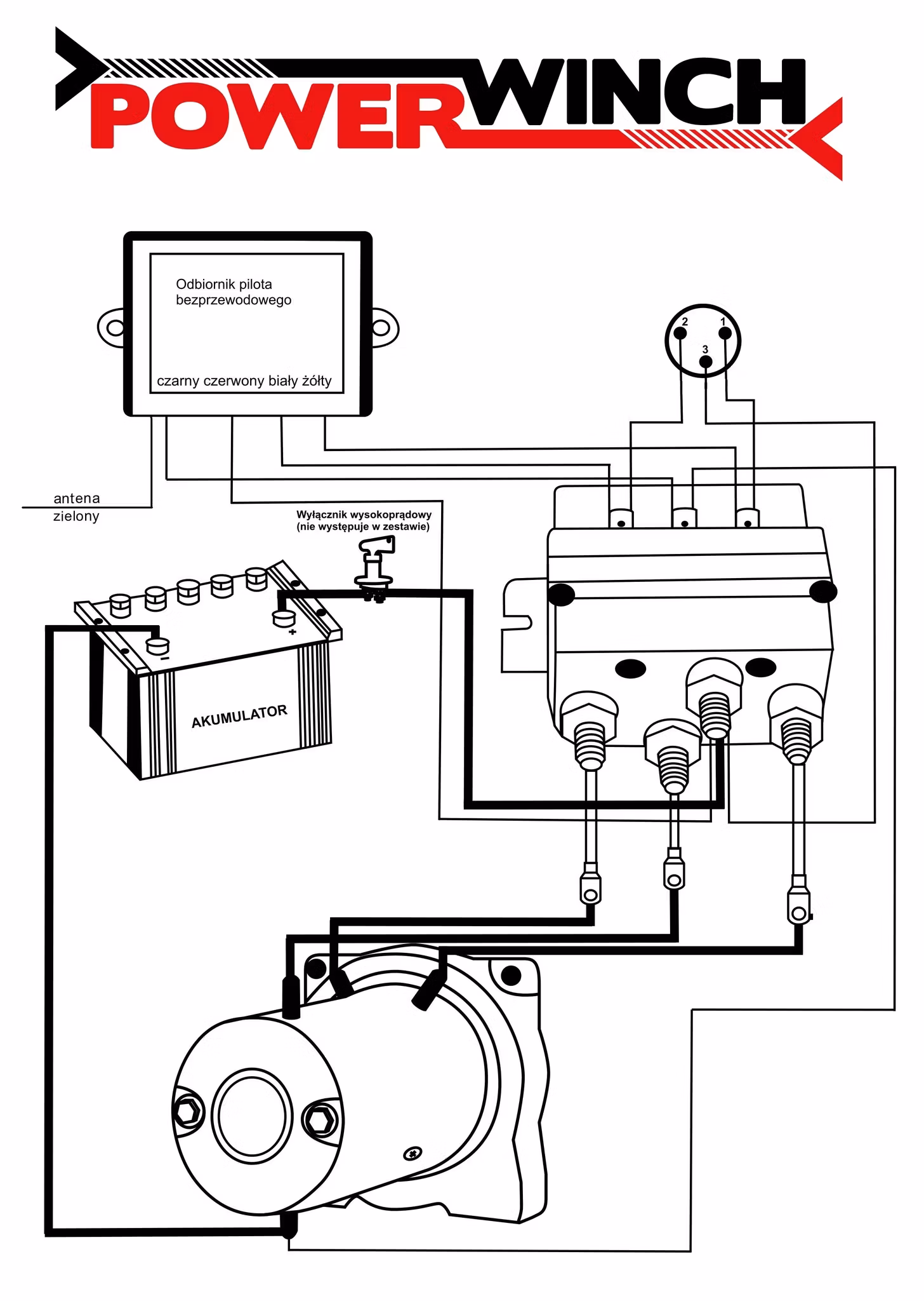 Kangaroo vinsch XP-12000 12.000 lbs syntetlina, trådlös fjärrkontroll 12V