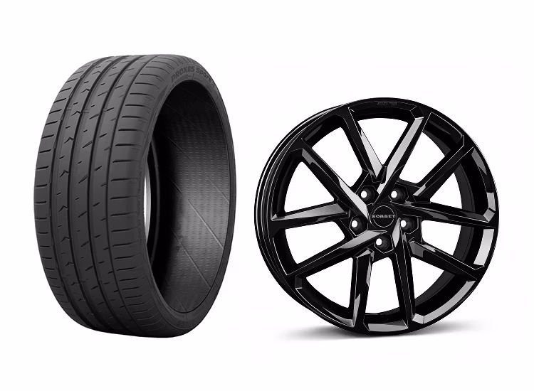 Komplett fälgpaket 5/114.3 ET40 Borbet 19″ 8×19″ 225/45R19