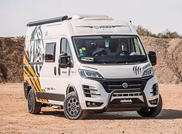 Fälgpaket Delta Klassik B Gunmetal Grey 8,5x18 5/118 / 5/130 ET45 Ducato / Jumper / Boxer