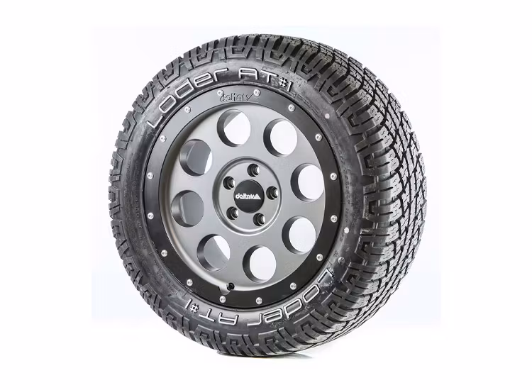 Fälgpaket Delta Klassik B Gunmetal Grey 8,5x18 5/118 / 5/130 ET45 Ducato / Jumper / Boxer