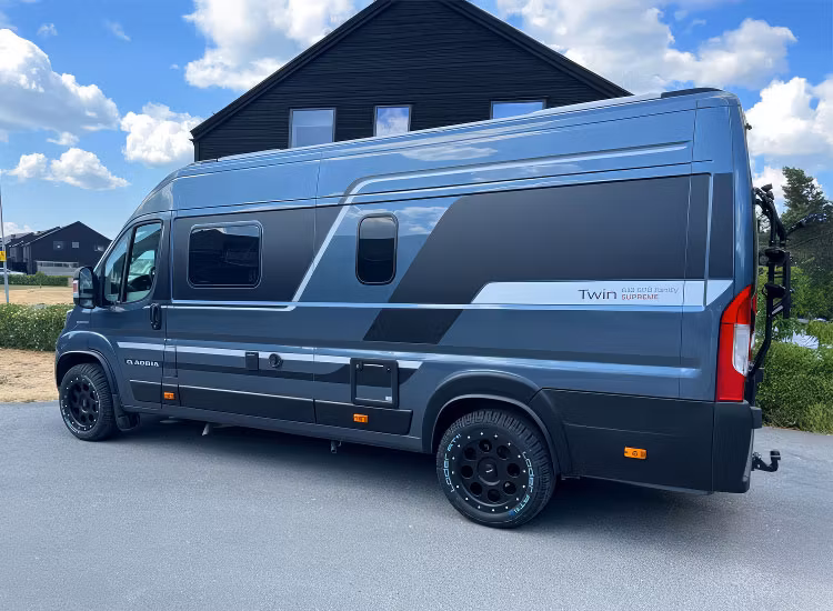 Fälgpaket Delta Klassik B Gunmetal Grey 8,5x18 5/118 / 5/130 ET45 Ducato / Jumper / Boxer