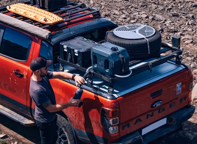 Förlängningsfäste för kran Front Runner