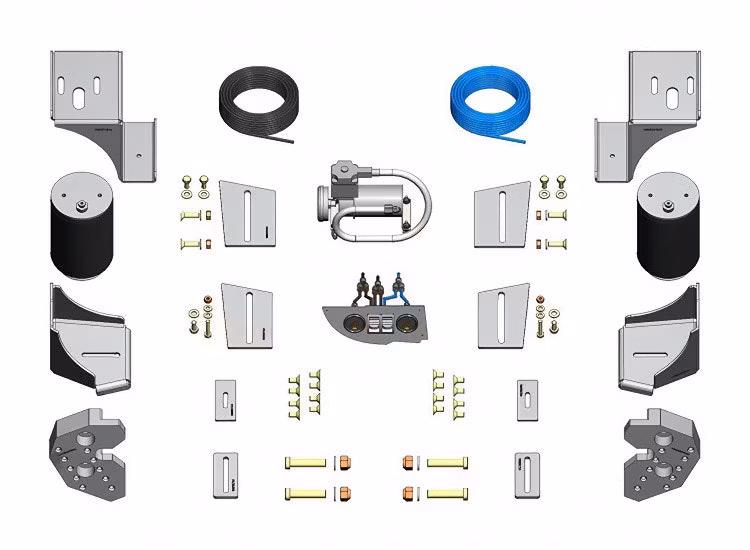 Luftfjädring inkl. kompressor för Hymer SLC B-MC T & B-MC I 550 – 690