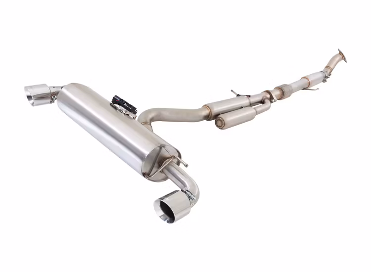 XFORCE 3 tum Rostfritt 304 Cat-Back med ventilstyrning Toyota Yaris GR 2021+