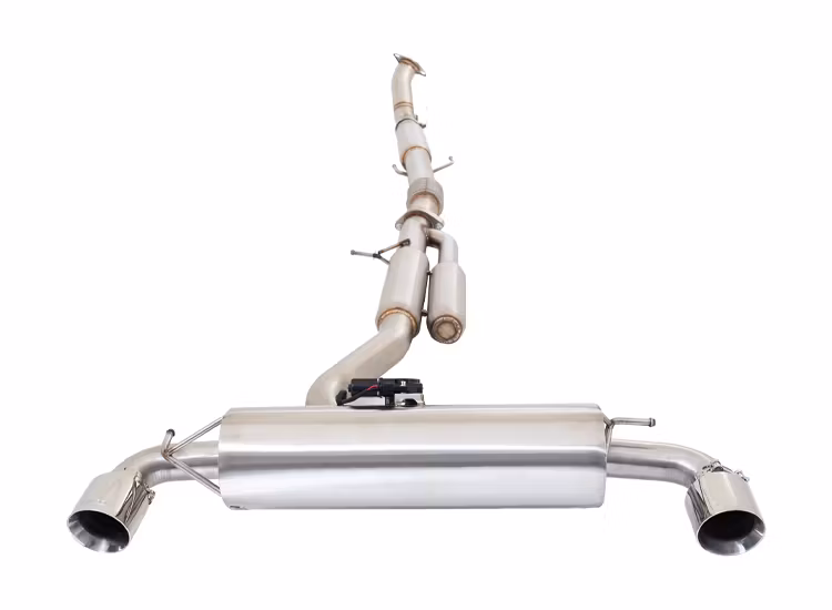 XFORCE 3 tum Rostfritt 304 Cat-Back med ventilstyrning Toyota Yaris GR 2021+