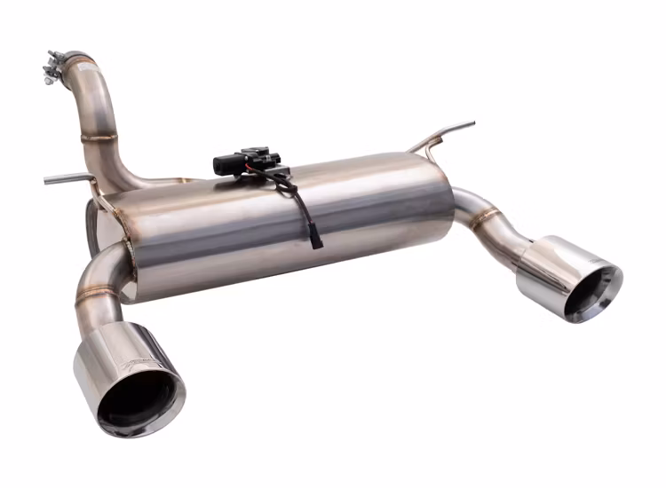 XFORCE 2.5 tum Axle-Back system med Varex ljuddämpare Jeep Wrangler JL 3.6l V6