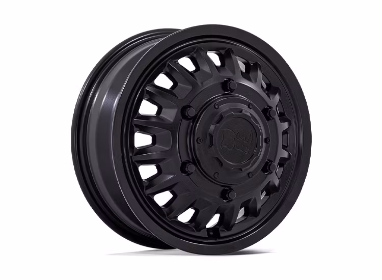 Black Rhino Aliso Dually 16X6 6X205 161 -130 M-BLK Mercedes Sprinter