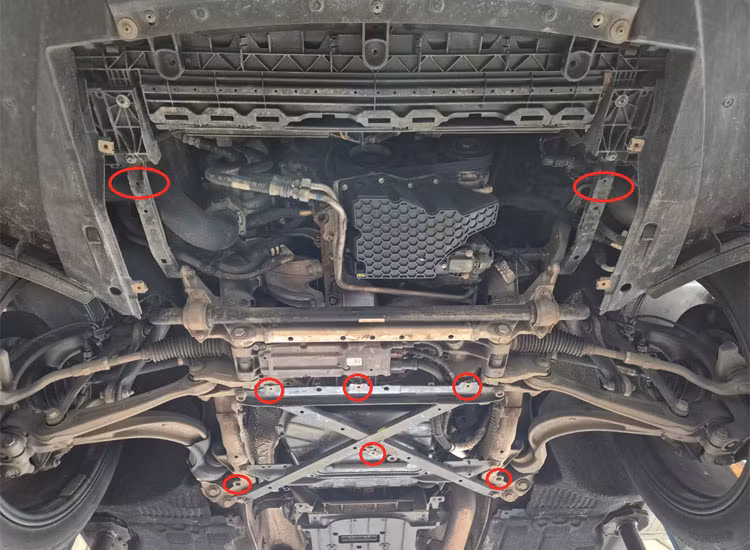 Underkörningsskydd Porsche Macan 2014+