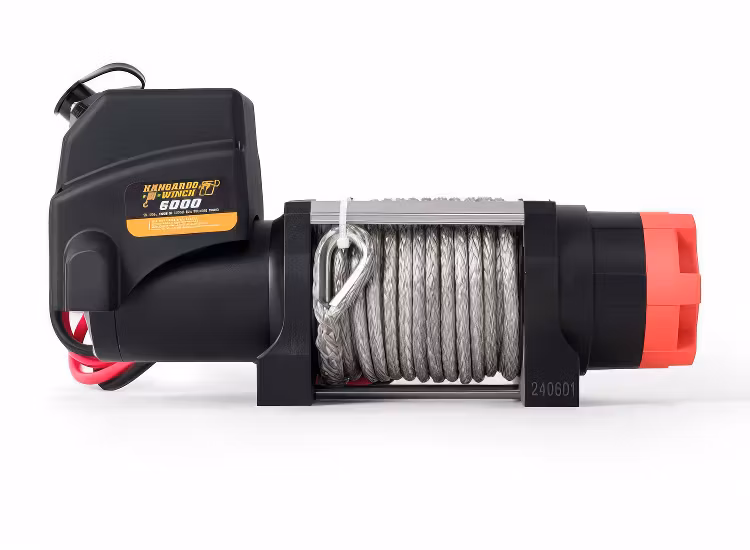 Kangaroowinch K6000 12V syntetlina + fjärrkontroll