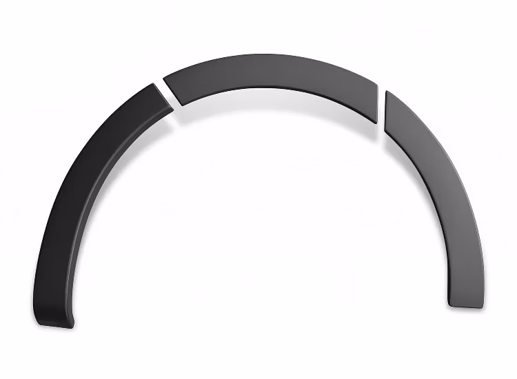 Skärmbreddare mattsvarta Renault Trafic 2015+