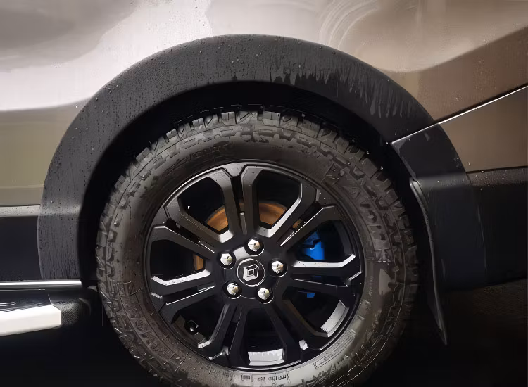 Skärmbreddare mattsvarta Renault Trafic 2015+