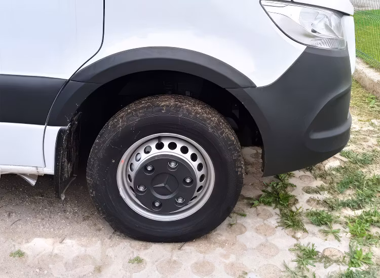 Skärmbreddare mattsvarta Mercedes Sprinter 2018+