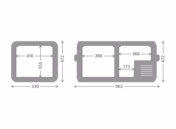 Dometic CFX5 95DZ Kompressorkylbox 94 liter