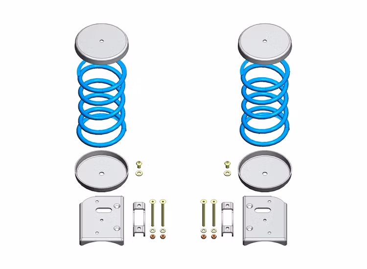 Hjälpfjädring bak 400kg+ Transit skåp / van / chassi 4WD