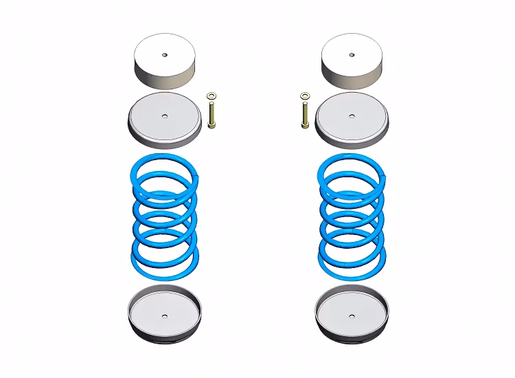 Hjälpfjädring bak 400kg+ Transit skåp / van / chassi FWD