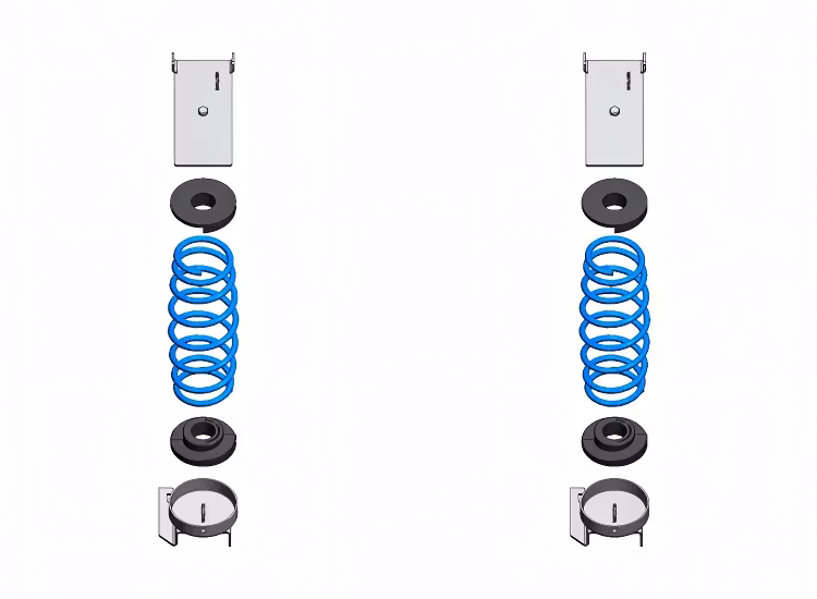 Hjälpfjädring bak Isuzu D-Max 4-WD 2012-2020