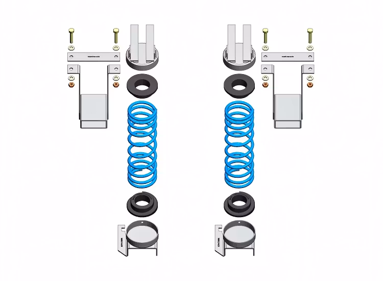 Hjälpfjädring bak Mitsubishi L200 2004-2015