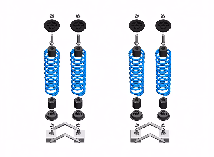 Hjälpfjädring bak 350-750kg Ducato / Jumper / Boxer 1982-1994