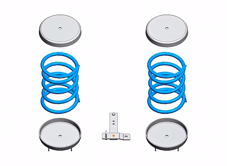Hjälpfjädring bak 350-750kg Ducato / Jumper / Boxer 94-06