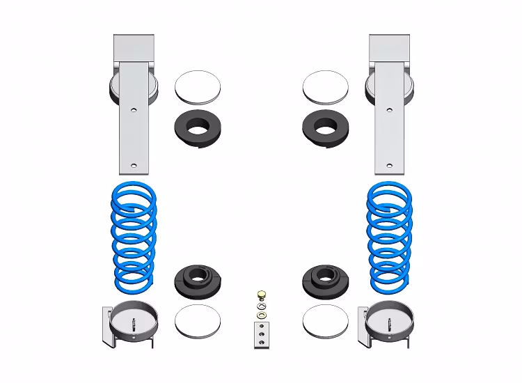 Hjälpfjädring bak Nissan King Cab 4-WD 05-15