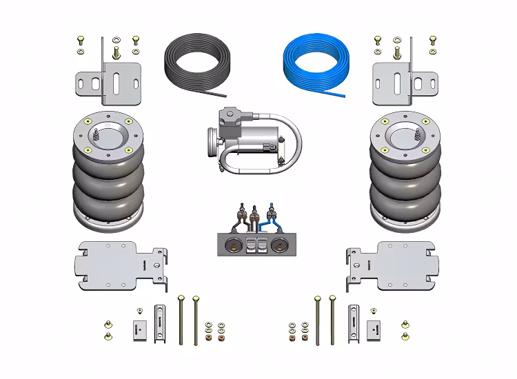 Luftfjädring inkl. kompressor Transit chassi / cab FWD