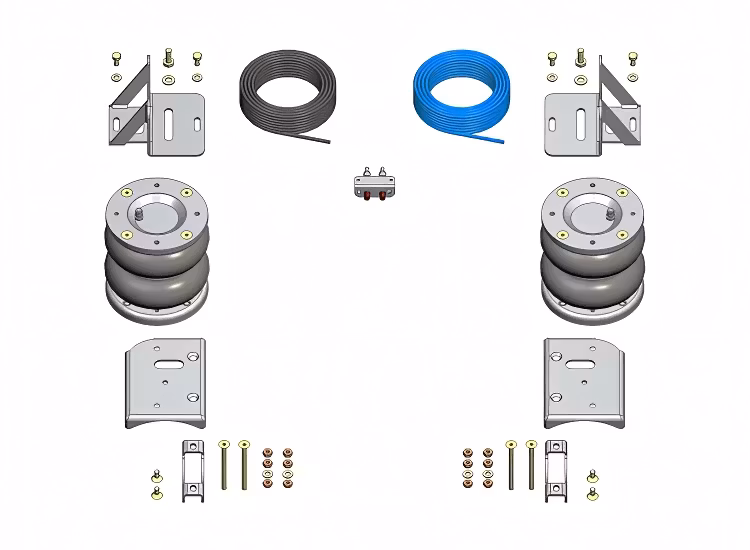 Luftfjädring manuell Transit RWD enkelhjul bak 2014+