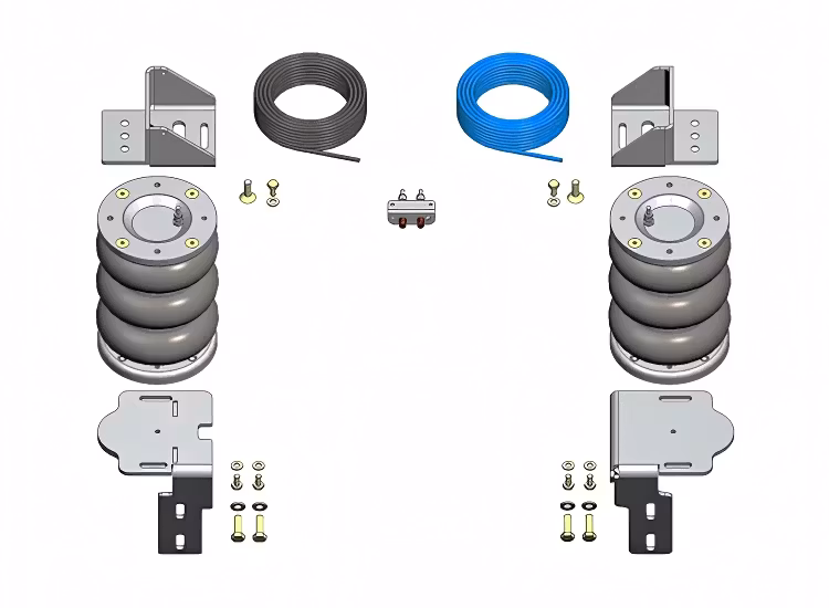 Luftfjädring manuell Transit RWD dubbelhjul bak 2013+