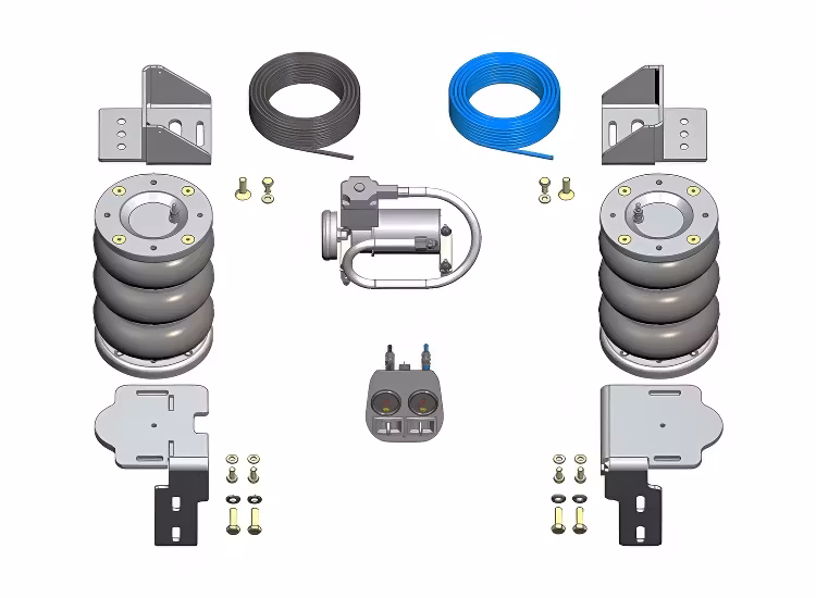 Luftfjädring inkl. kompressor Transit RWD dubbelhjul bak