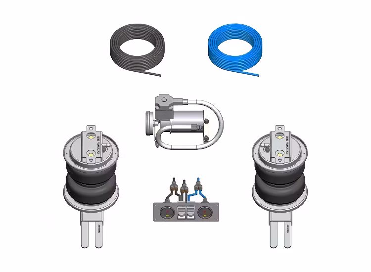 Luftfjädring inkl. kompressor Isuzu D-Max 2002-2012