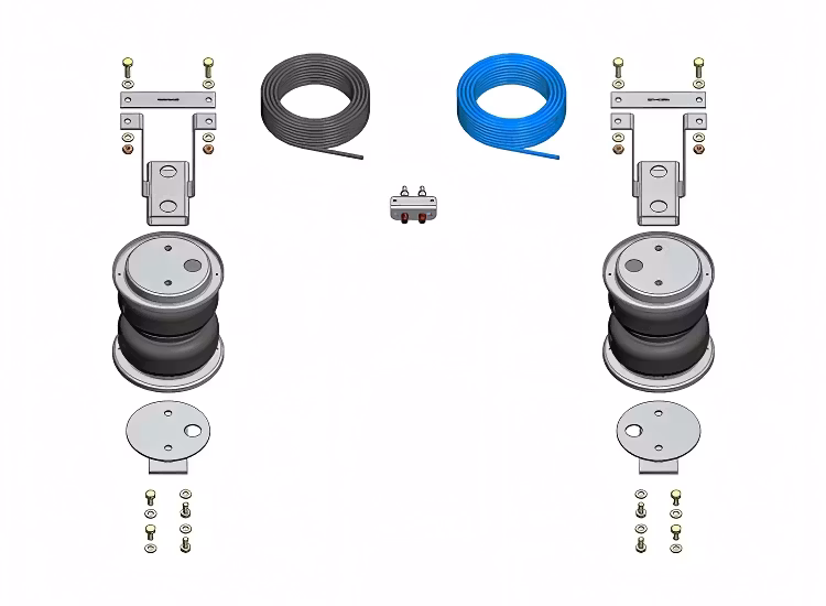 Luftfjädring manuell Mitsubishi L200 4WD 06-15