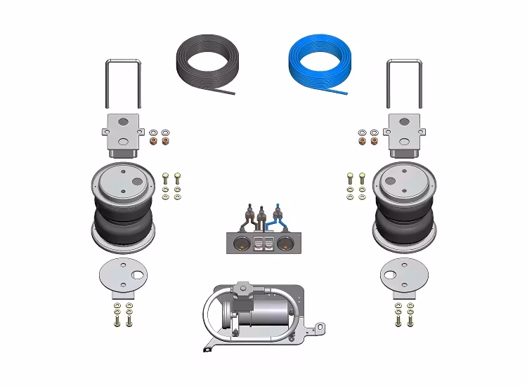 Luftfjädring inkl. kompressor Fullback / L200