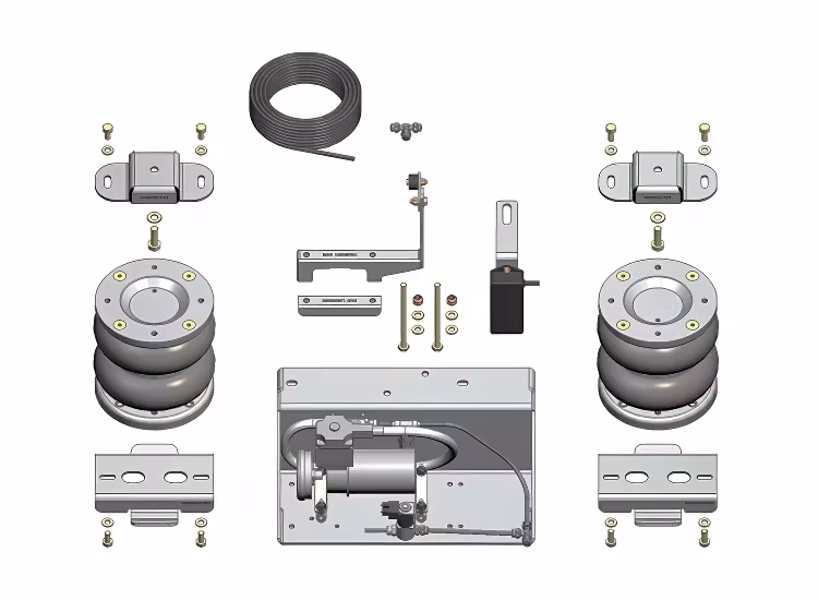 Luftfjädring Smart Air inkl. kompressor Ducato / Jumper / Boxer