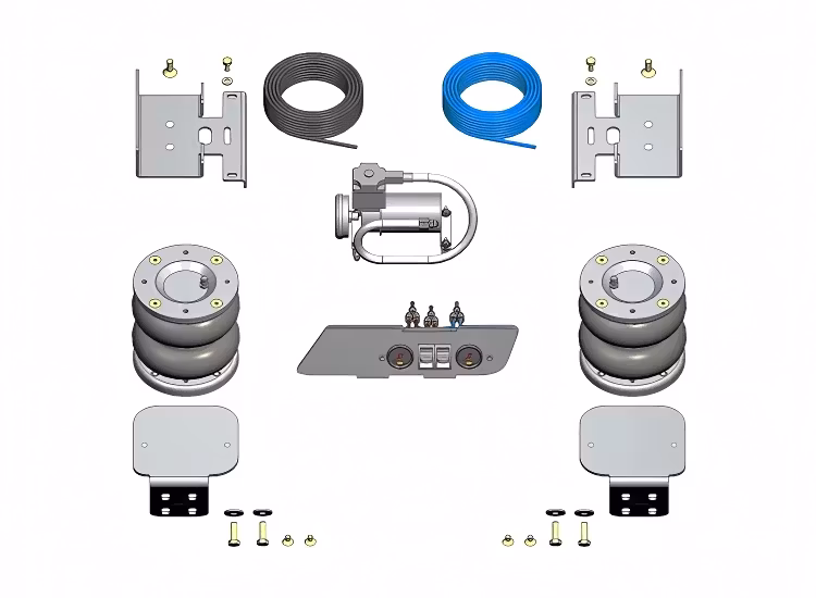 Luftfjädring inkl. kompressor NV400 / Movano / Master dubbelhjul