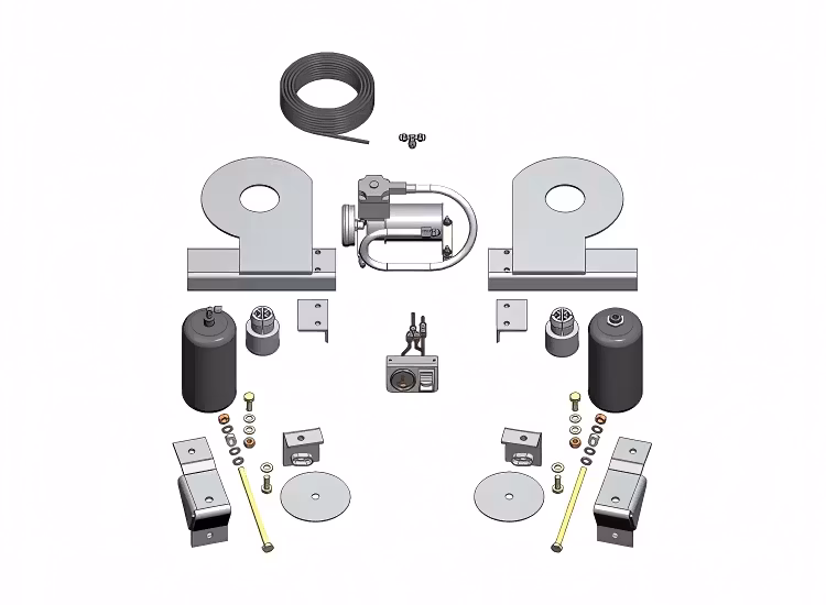 Luftfjädring inkl. kompressor VW T5 / T6 / T6.1 pickup / chassi