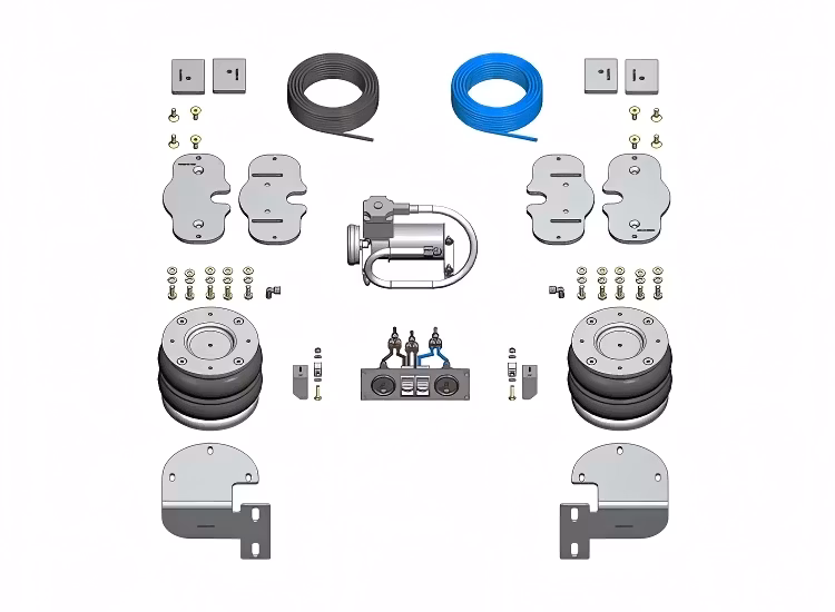 Luftfjädring inkl. kompressor VW Crafter II / MAN TGE 3,5T 17+