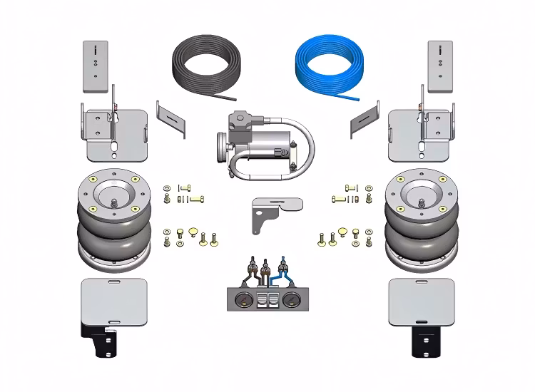 Luftfjädring inkl. kompressor Sprinter 1995-2006 Dubbla bakhjul