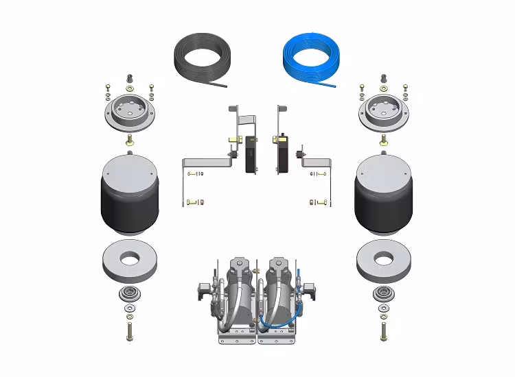 Luftfjädring full air suspension inkl. kompressor VW Caddy / Maxi 2020+