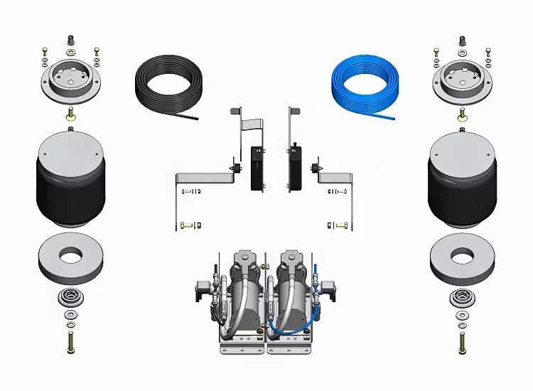 Luftfjädring full air suspension inkl. kompressor Ford Tourneo Connect 2022+