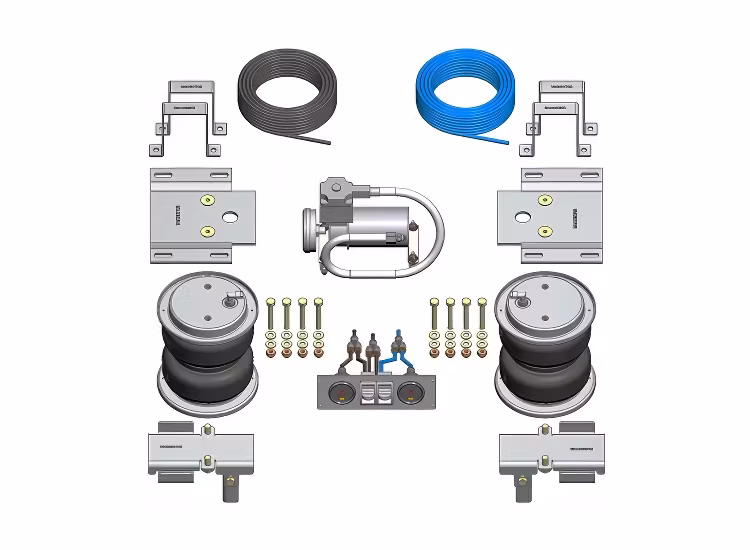 Luftfjädring inkl. kompressor Nissan King Cab D40