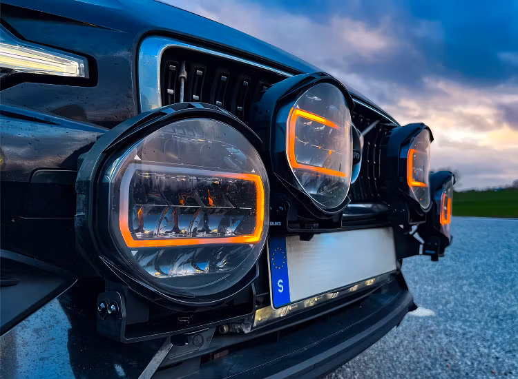 BriodLights Edge 9 tum LED extraljus