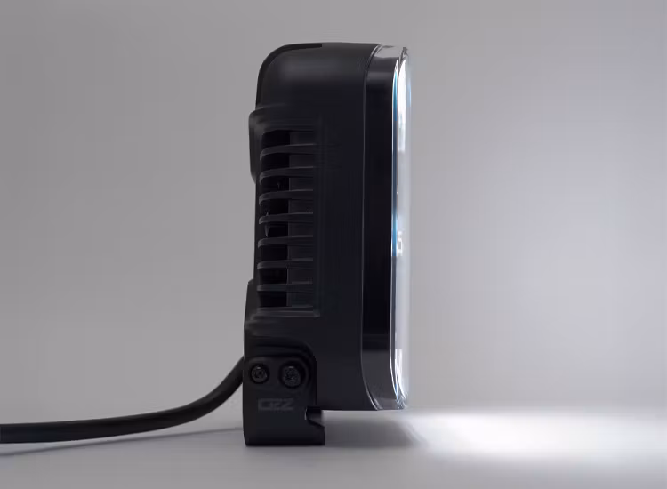 2-Pack OZZ SQR 9 tum LED extraljus med kabelsats