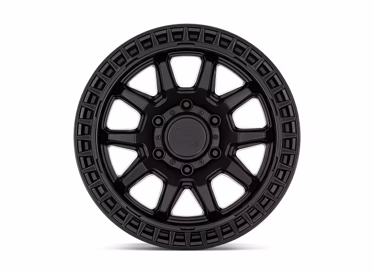 Br Calico 17x8.5 5x120 74 m-blk et34 komplett set