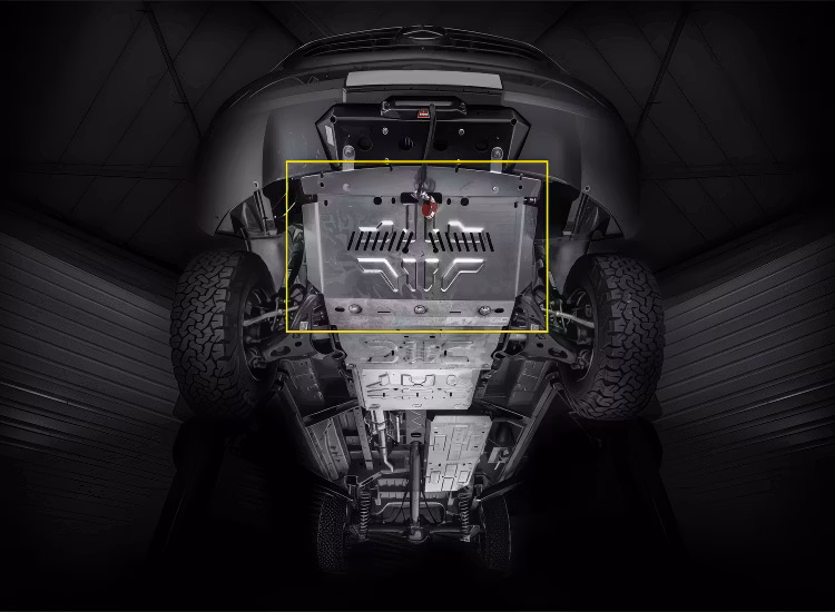 Underkörningsskydd Aluminium 6mm Mercedes Sprinter 4X4 2022+